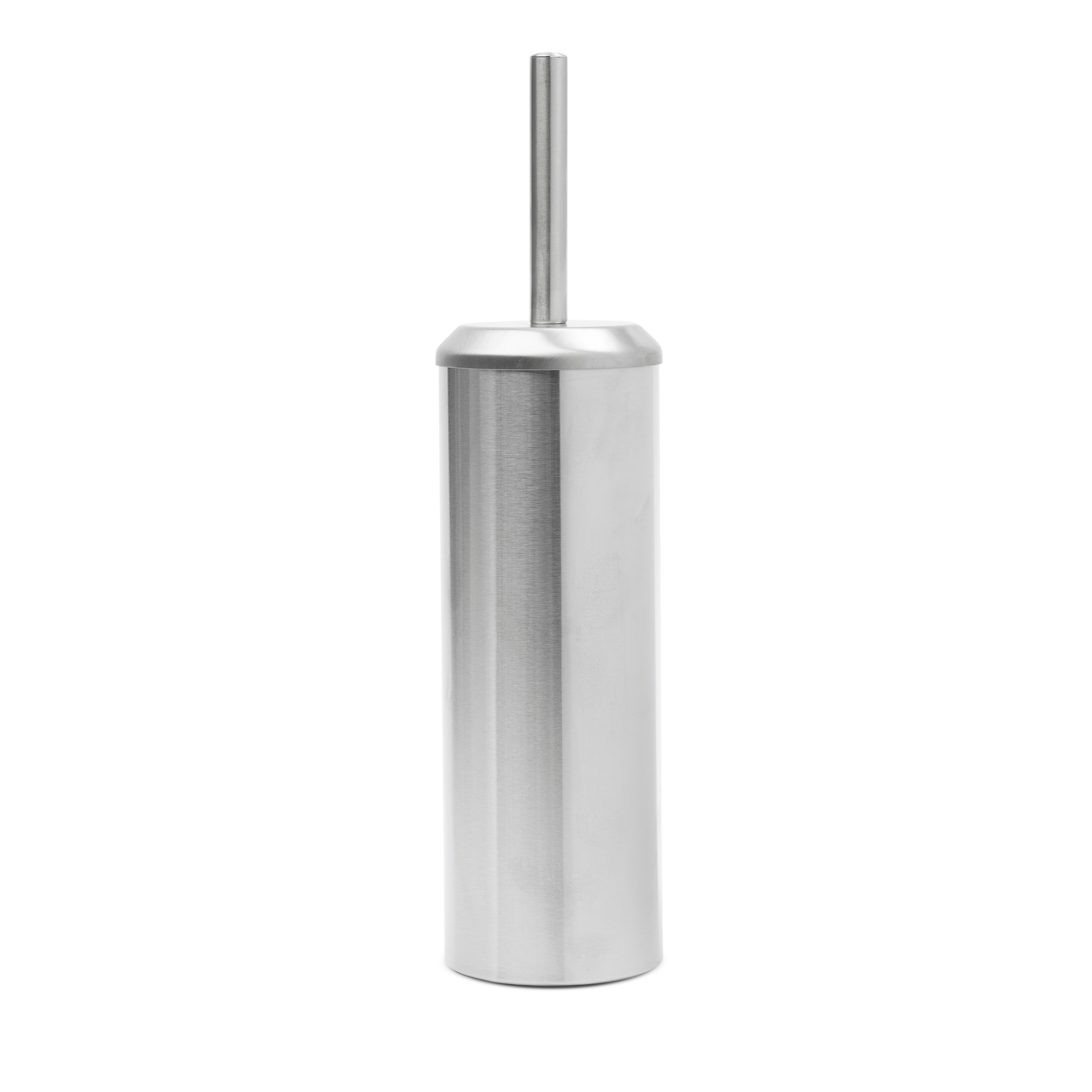 Brosse de toilette en acier brossé 