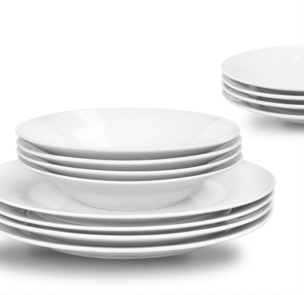 Service de table 12 pièces pour tous les jours 