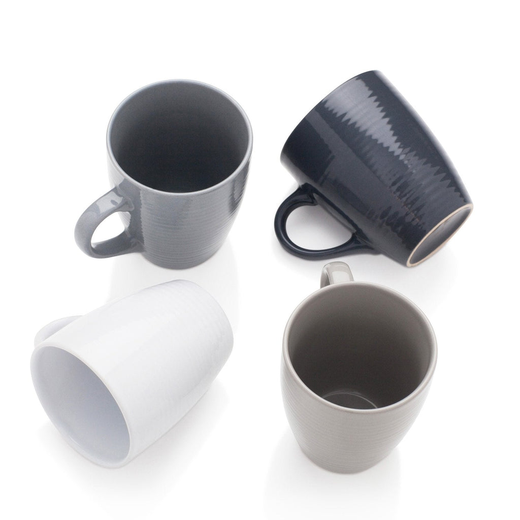 Ensemble de 4 tasses texturées 