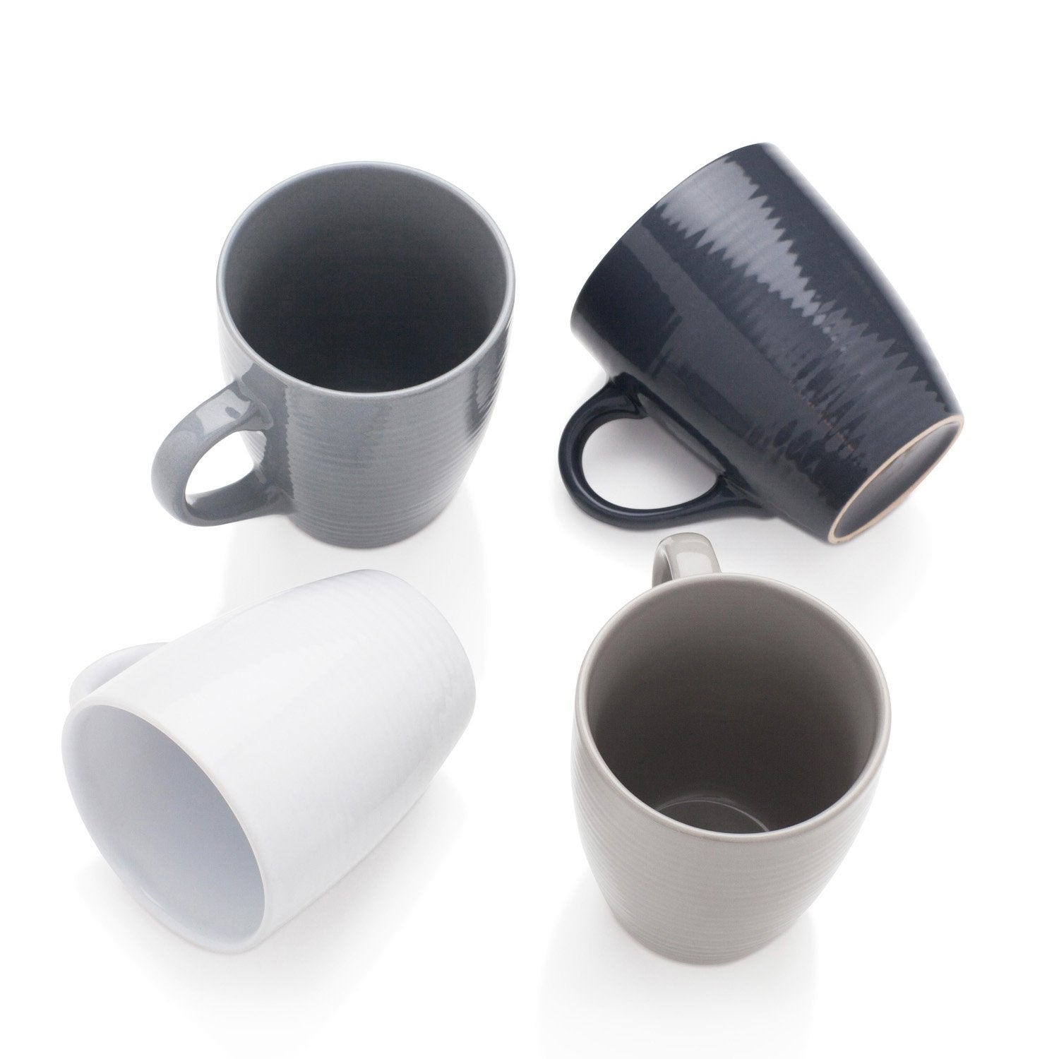 Ensemble de 4 tasses texturées 