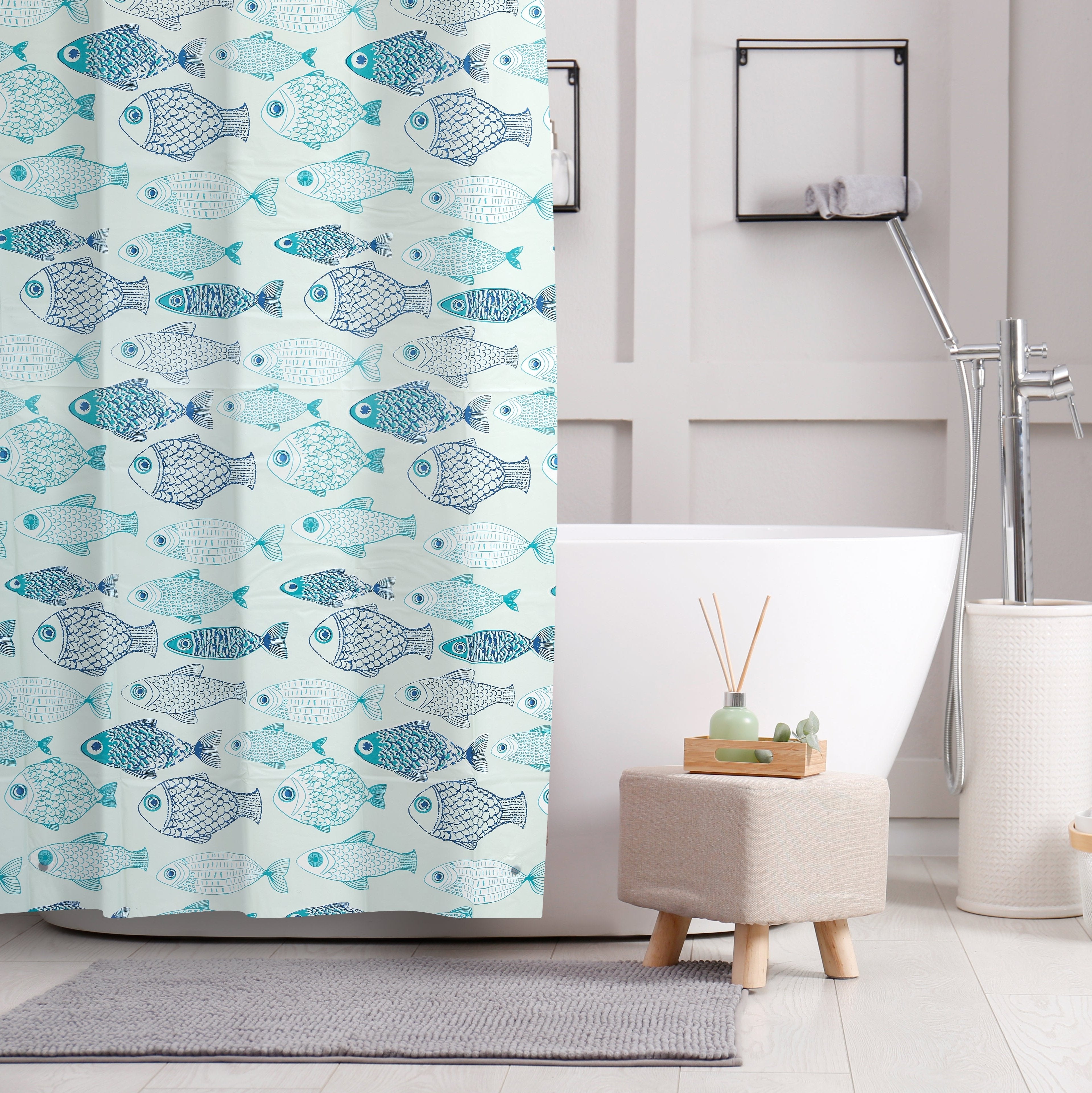 Rideau de douche PEVA Baby Fish 