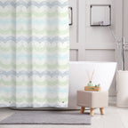 Rideau de douche en PEVA Waves 