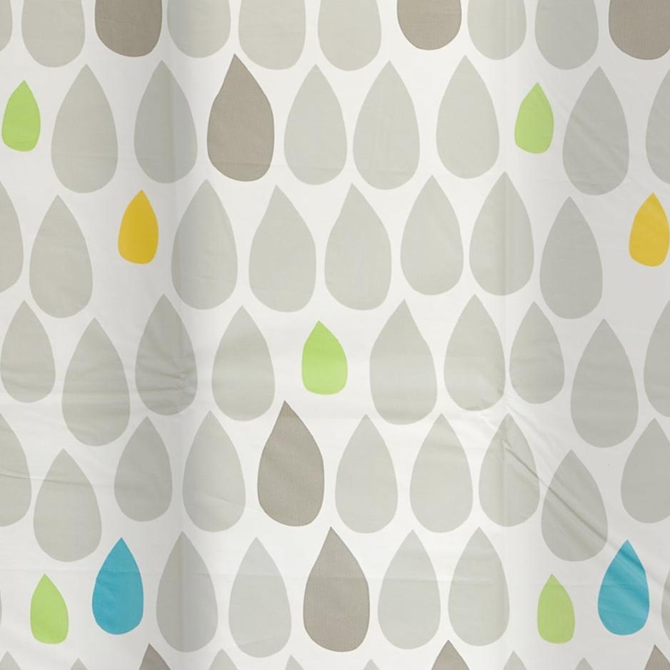 Rideau de douche en PEVA Rain Drops 