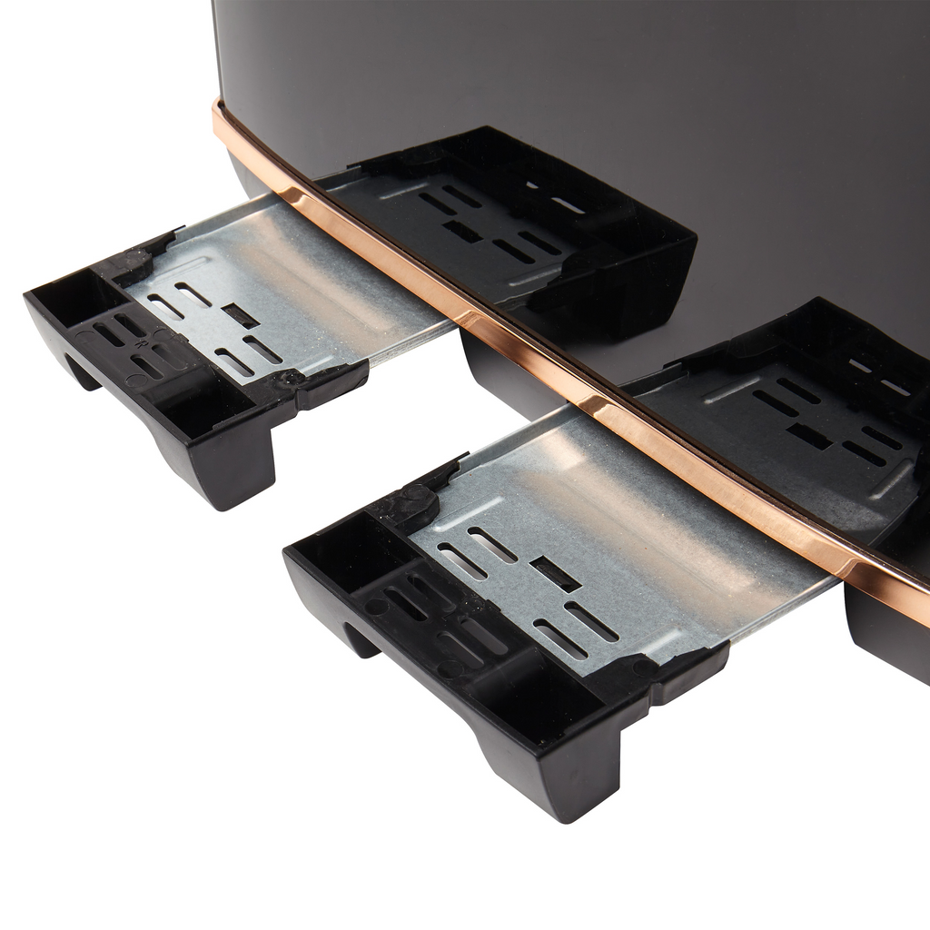 Grille-pain 4 tranches Haden Salcombe noir et cuivre