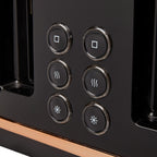Grille-pain 4 tranches Haden Salcombe noir et cuivre