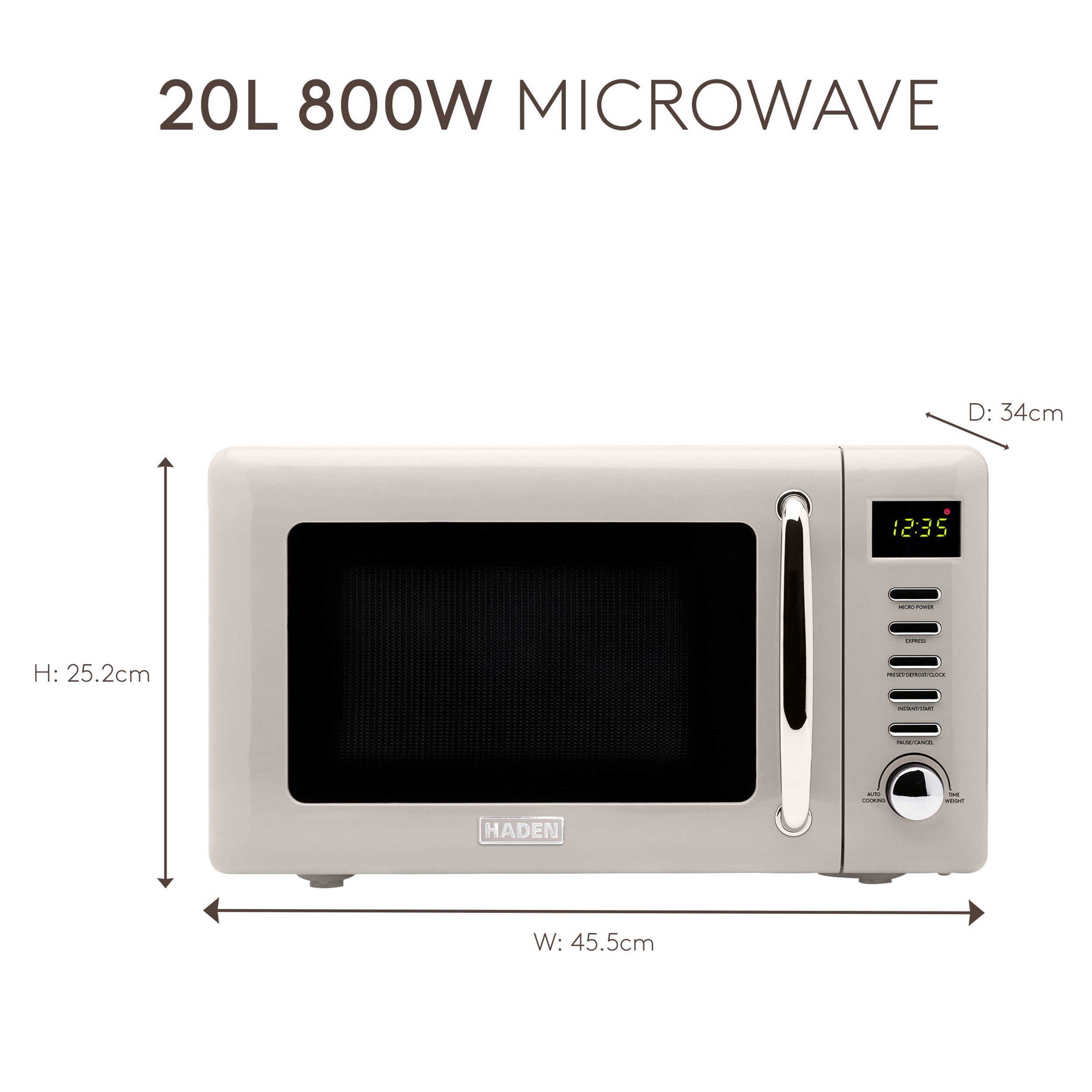 Haden Cotswold Putty Micro-ondes