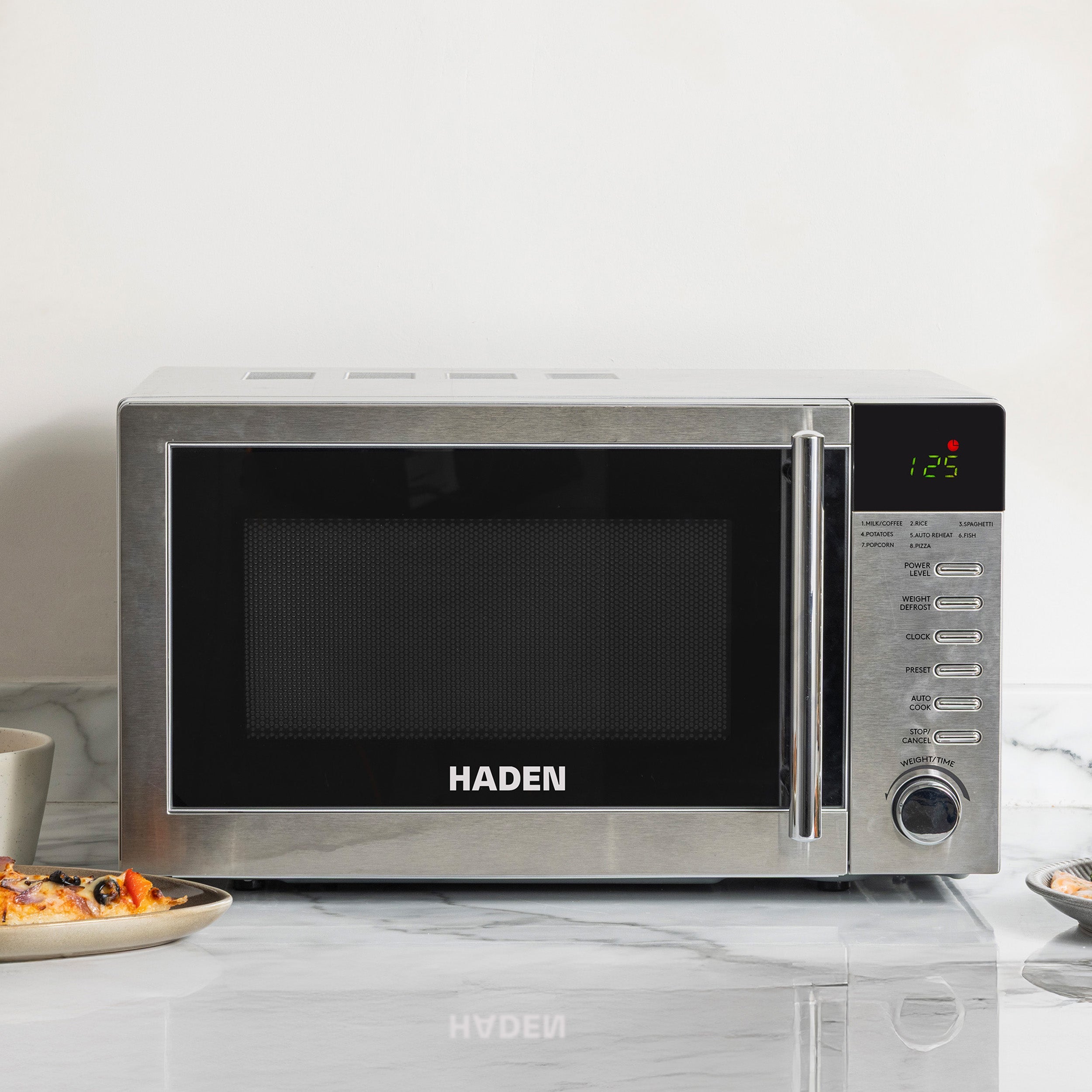 Four à micro-ondes Haden en acier inoxydable (extérieur)