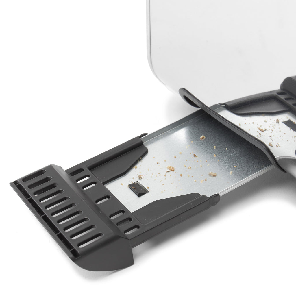 Grille-pain 2 tranches en acier brossé Haden Stoke