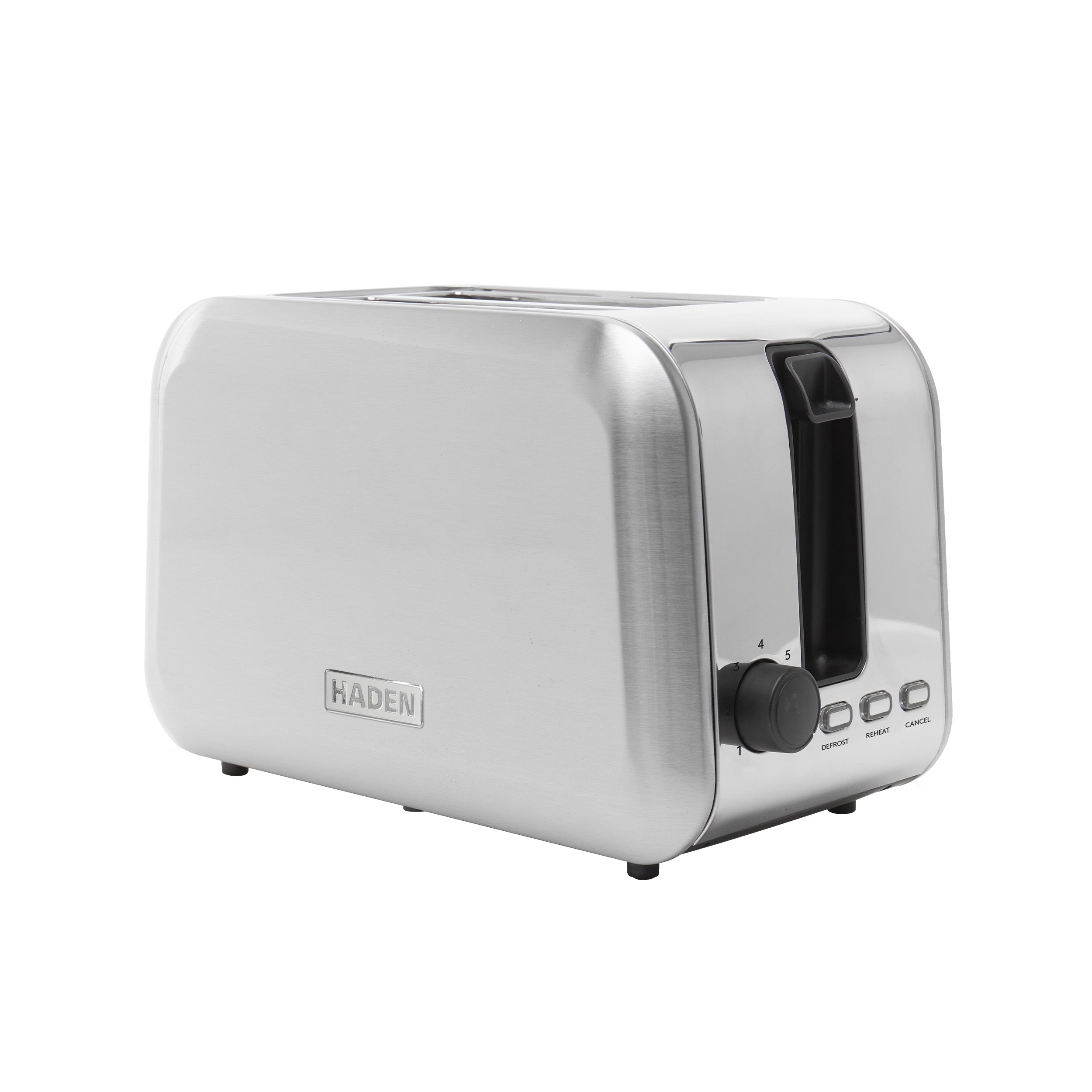 Grille-pain 2 tranches en acier brossé Haden Stoke