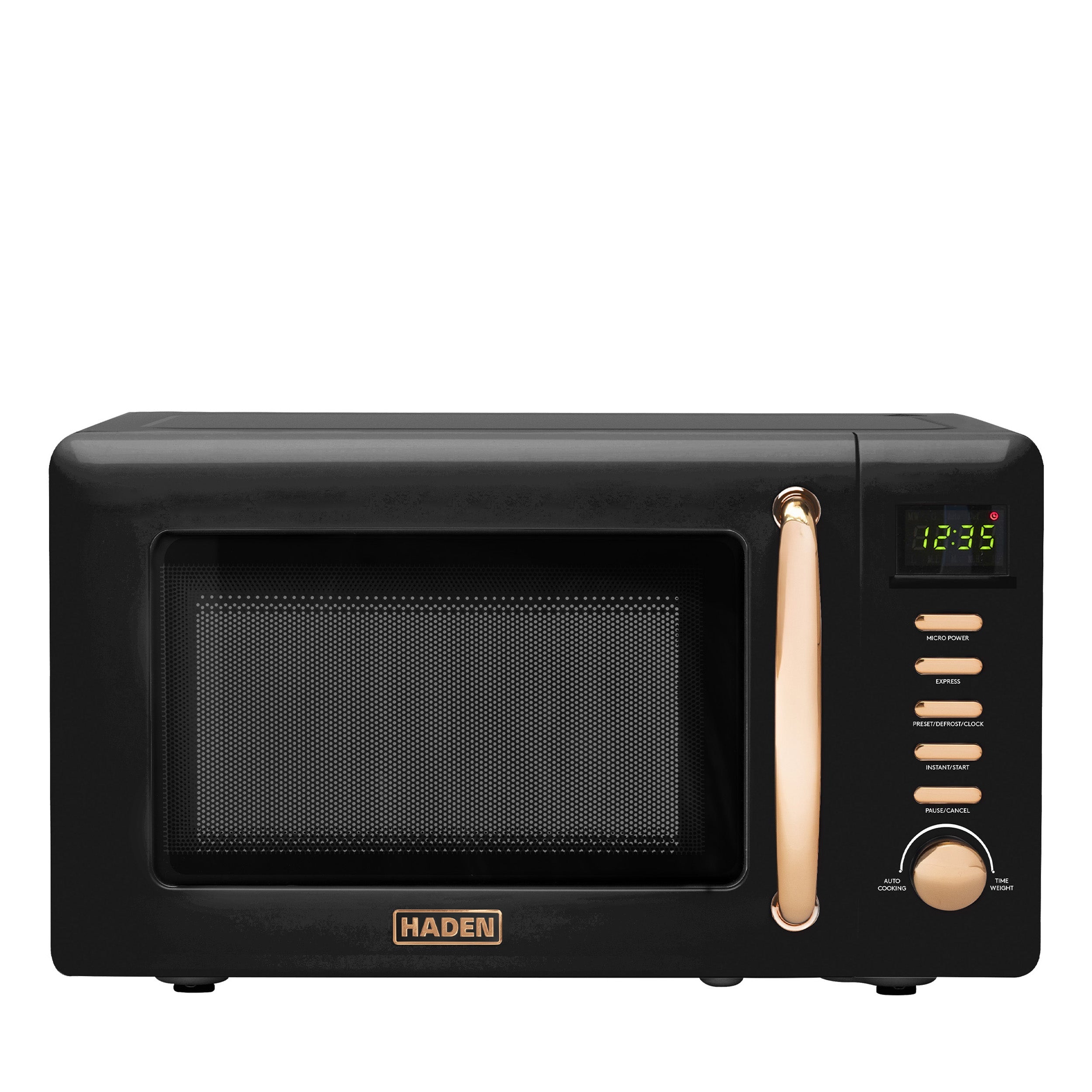 Micro-ondes Haden noir et cuivre
