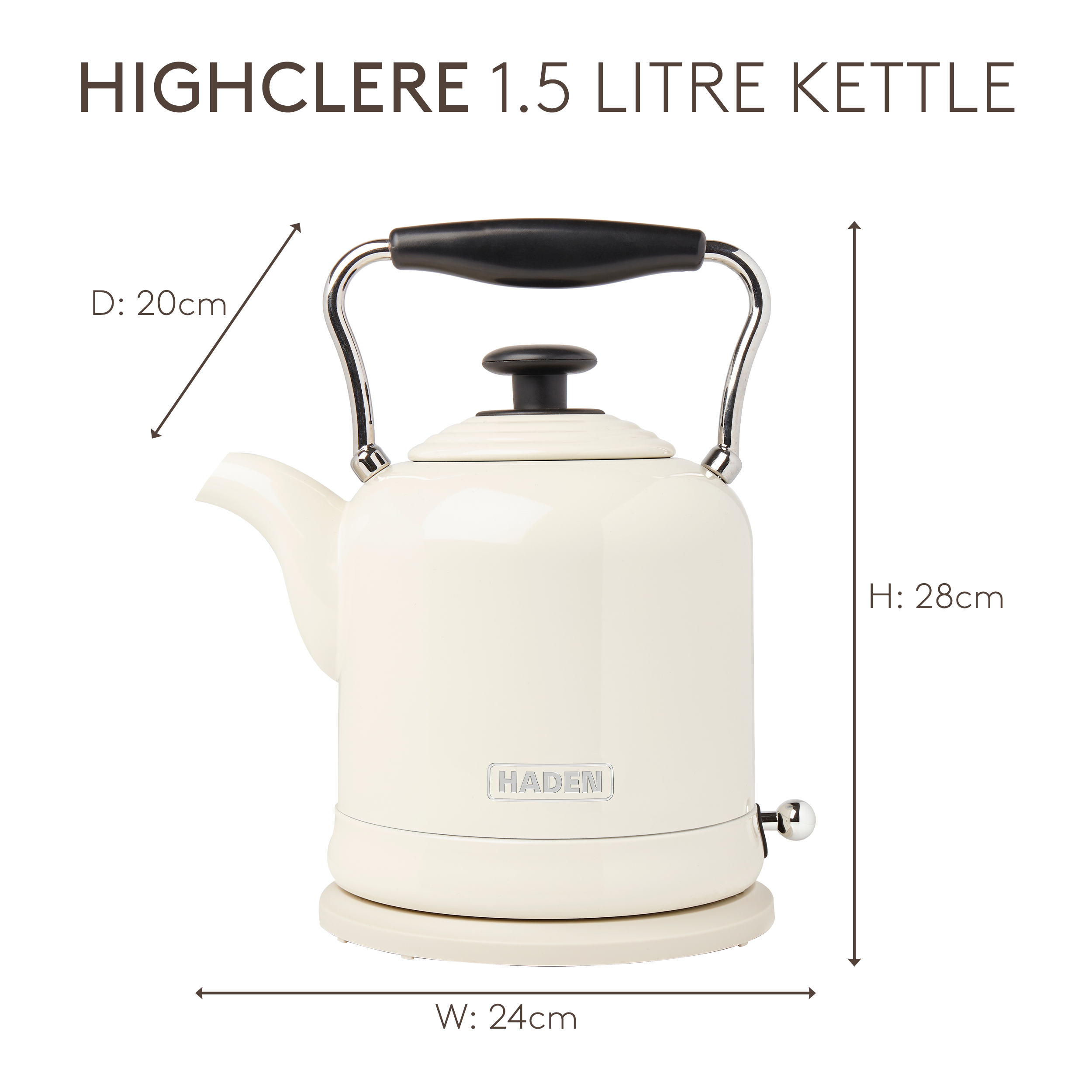 Bouilloire à crème Haden Highclere