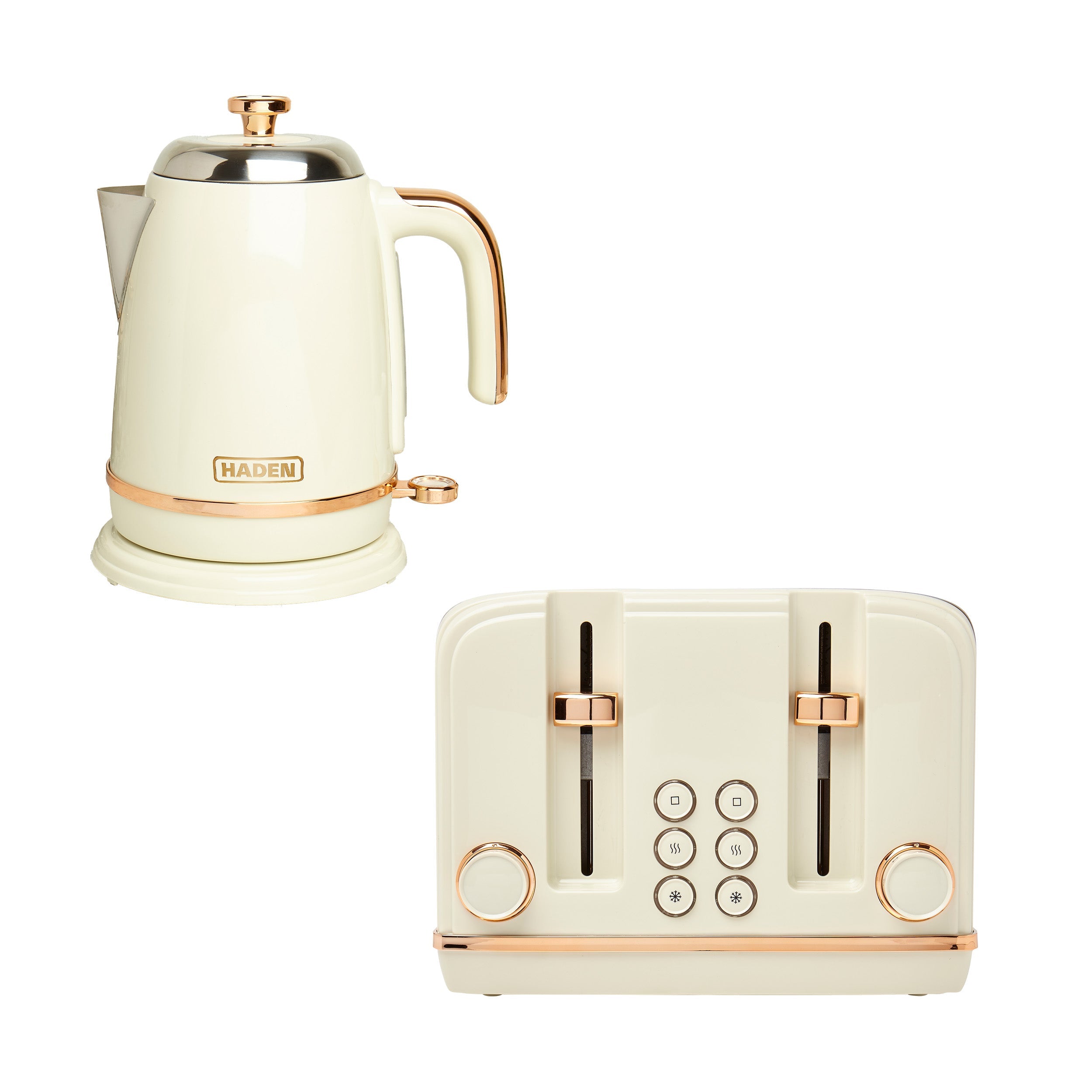 Bouilloire et grille-pain Salcombe Cream &amp; Copper Bundle