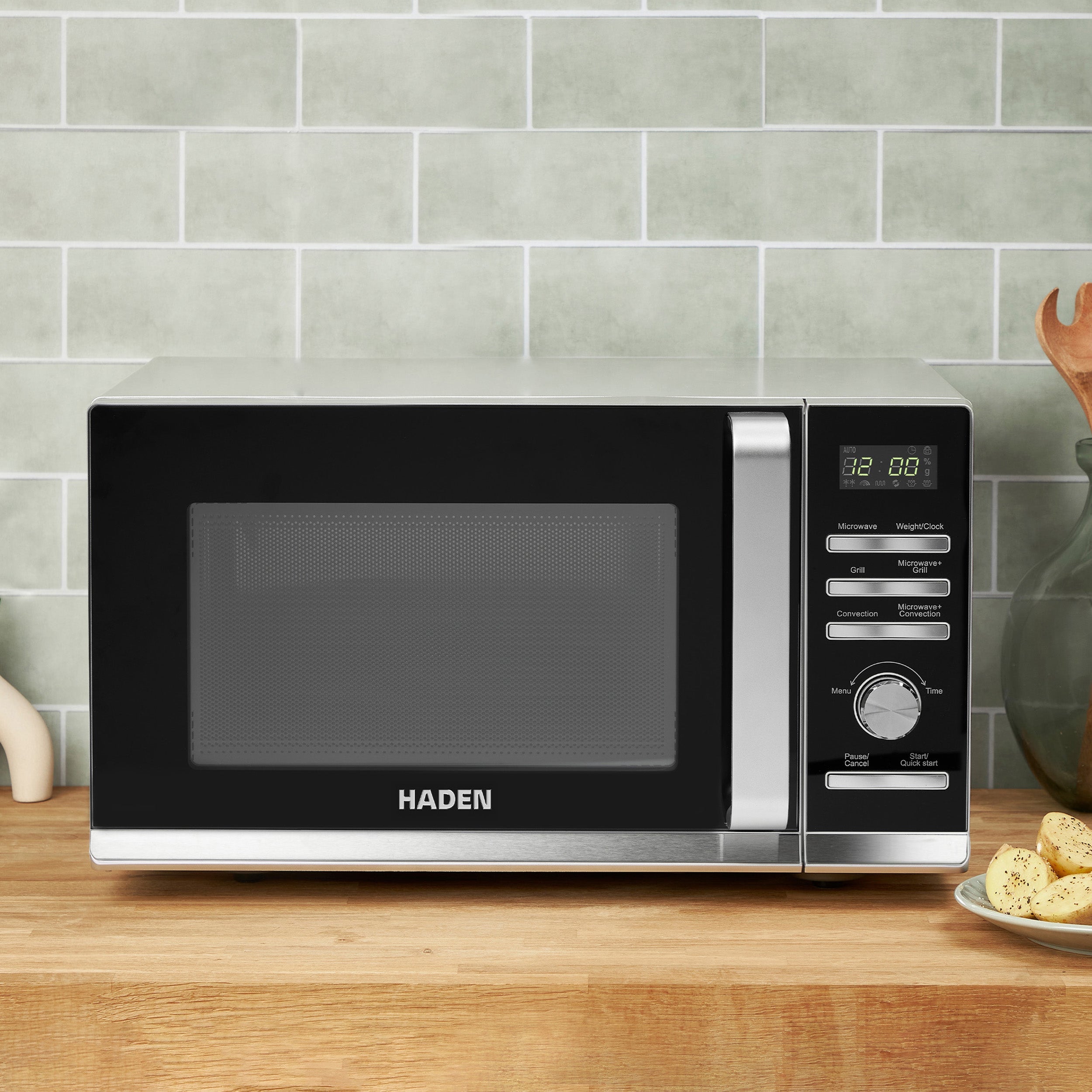 Micro-ondes combiné Haden 25 L Silver