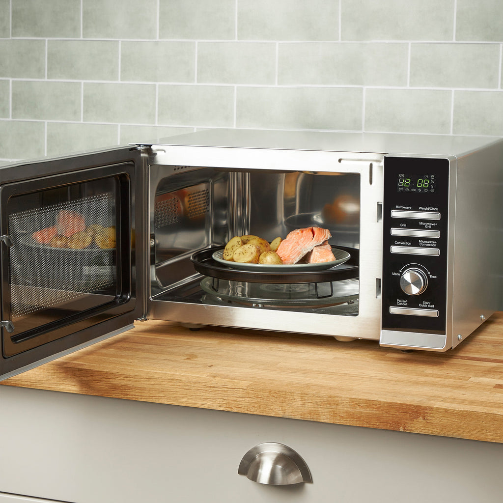 Micro-ondes combiné Haden 25 L Silver