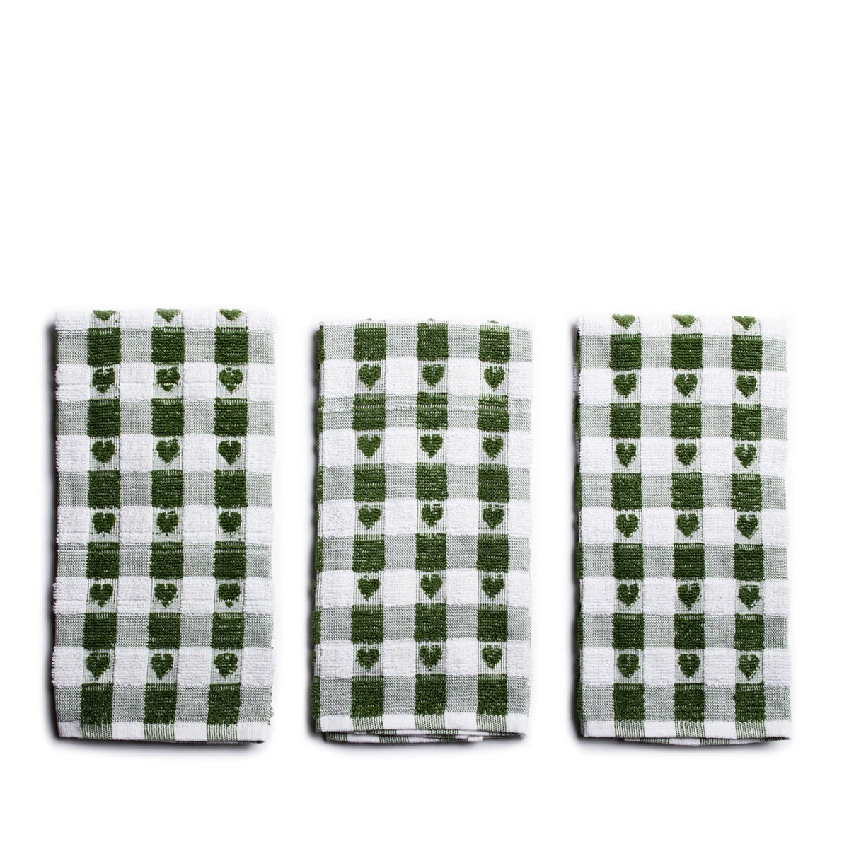 Lot de 3 torchons Sage Heart
