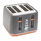 Grille-pain 4 tranches Haden Dorchester Grey