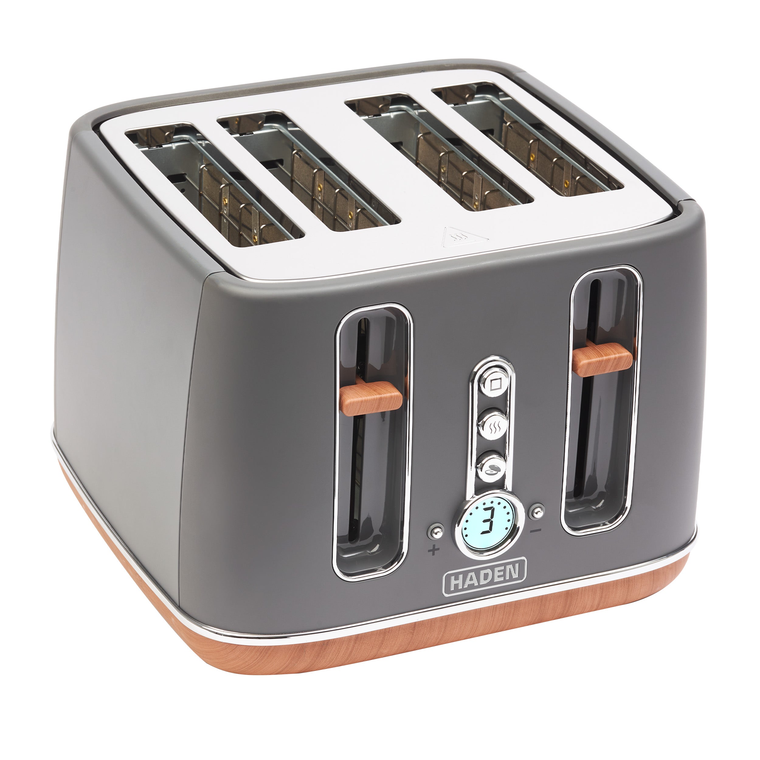 Grille-pain 4 tranches Haden Dorchester Grey