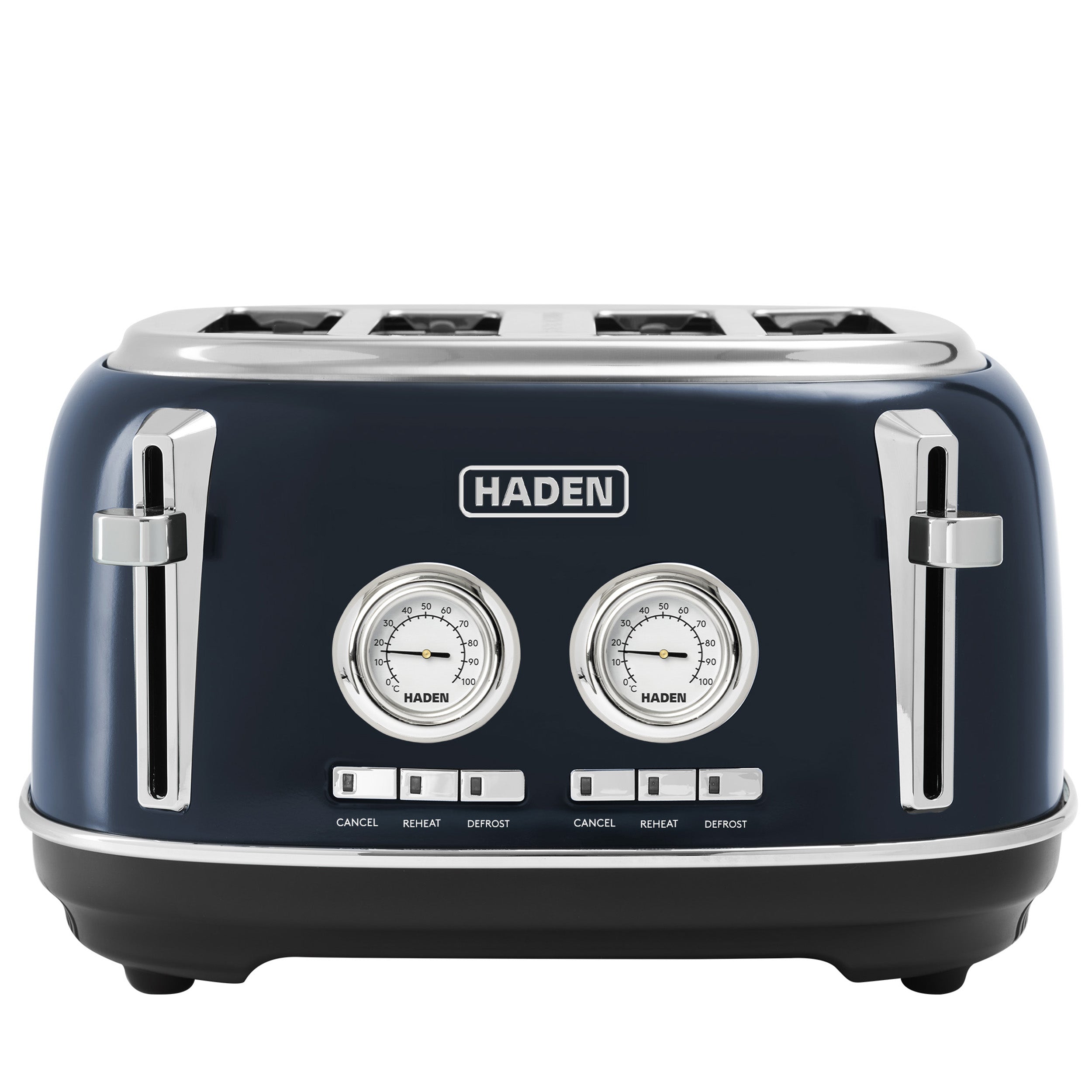 Grille-pain 4 tranches Haden Jersey bleu acier 