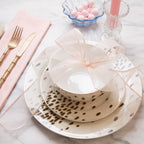 Service de table 12 pièces pour caniche et dalmatien blond Tottenham 