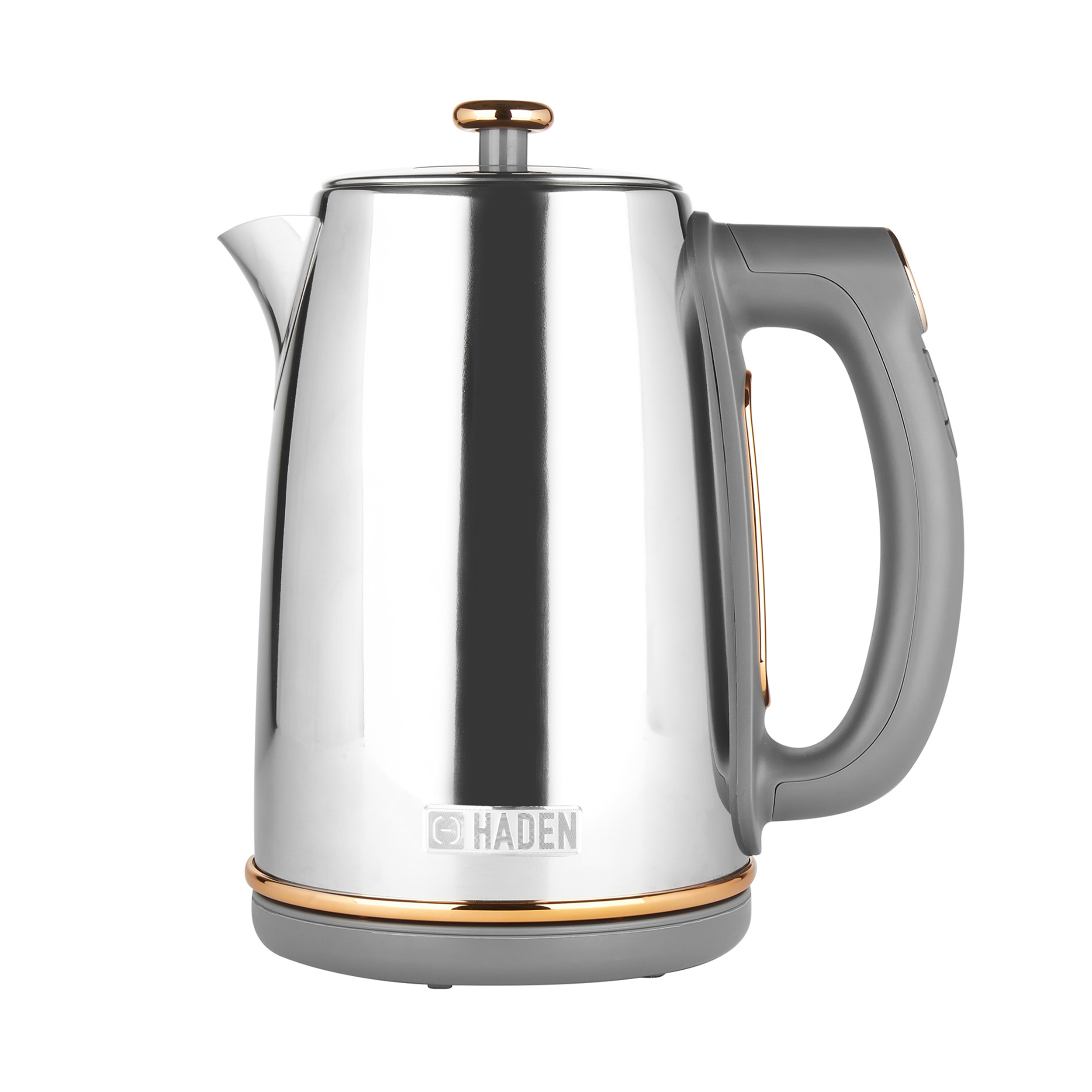 Bouilloire Haden Dorchester Chrome et Or Rose