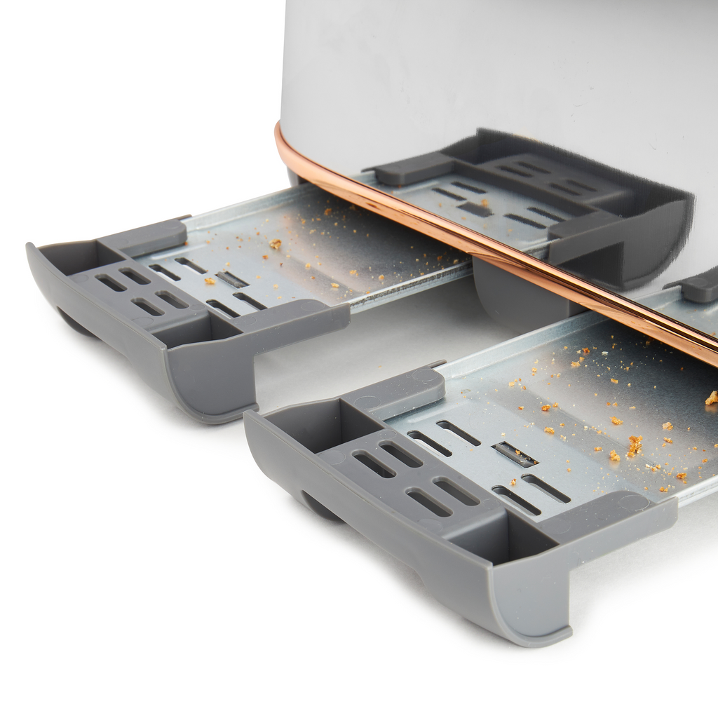 Grille-pain 4 tranches Haden Dorchester Chrome et or rose