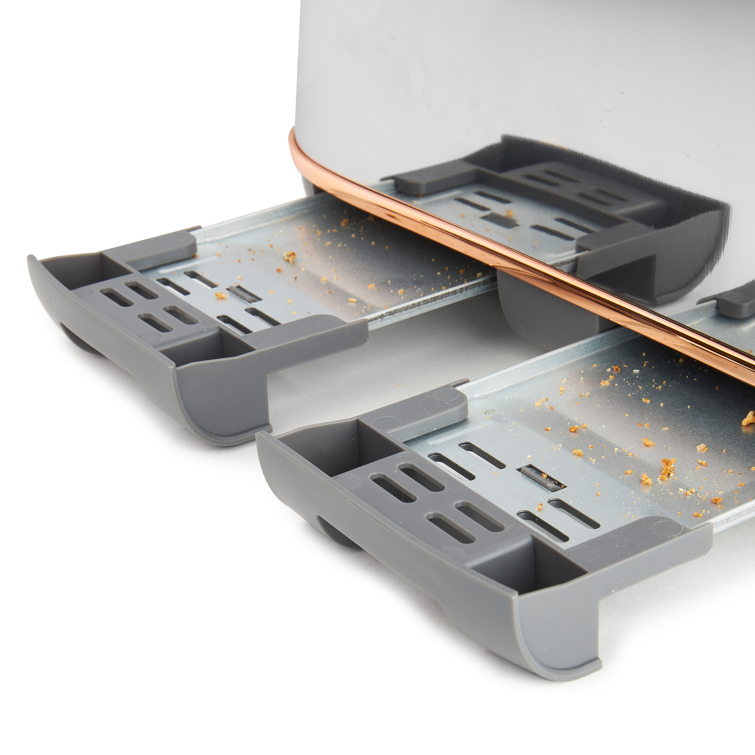 Grille-pain 4 tranches Haden Dorchester Chrome et or rose