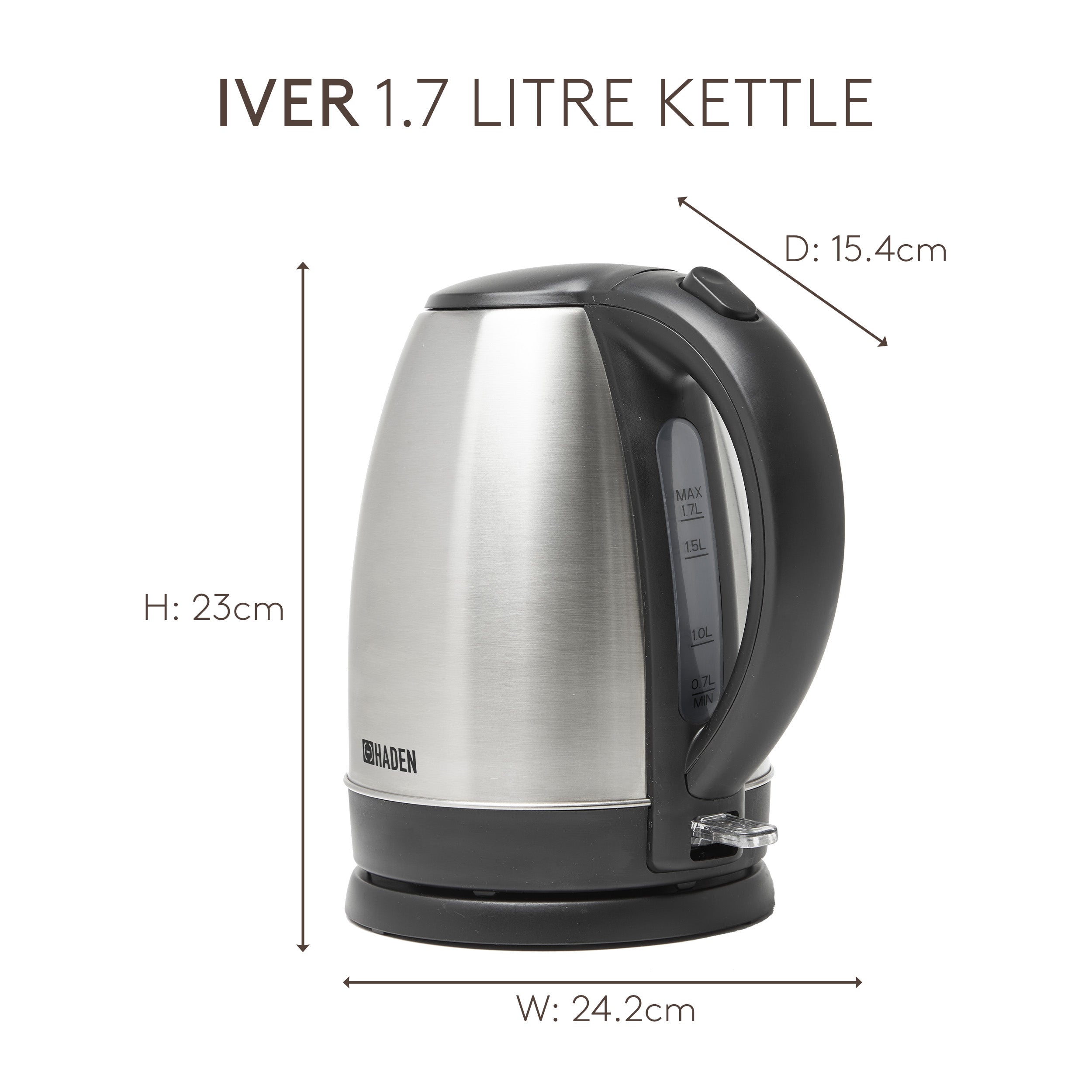Bouilloire en acier inoxydable Haden Iver
