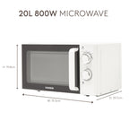 Micro-ondes Haden 20L 800W Blanc
