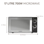 Micro-ondes Haden 20L 800W Noir