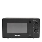 Micro-ondes manuel Haden 17 L 700 W avec porte vitrée Noir