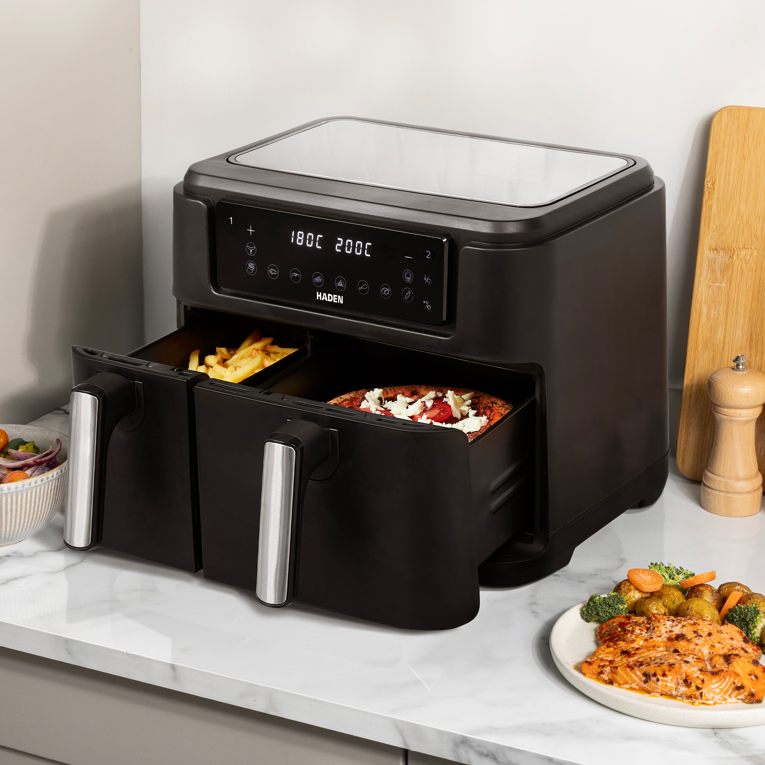 Friteuse à air double Haden 9,5 L