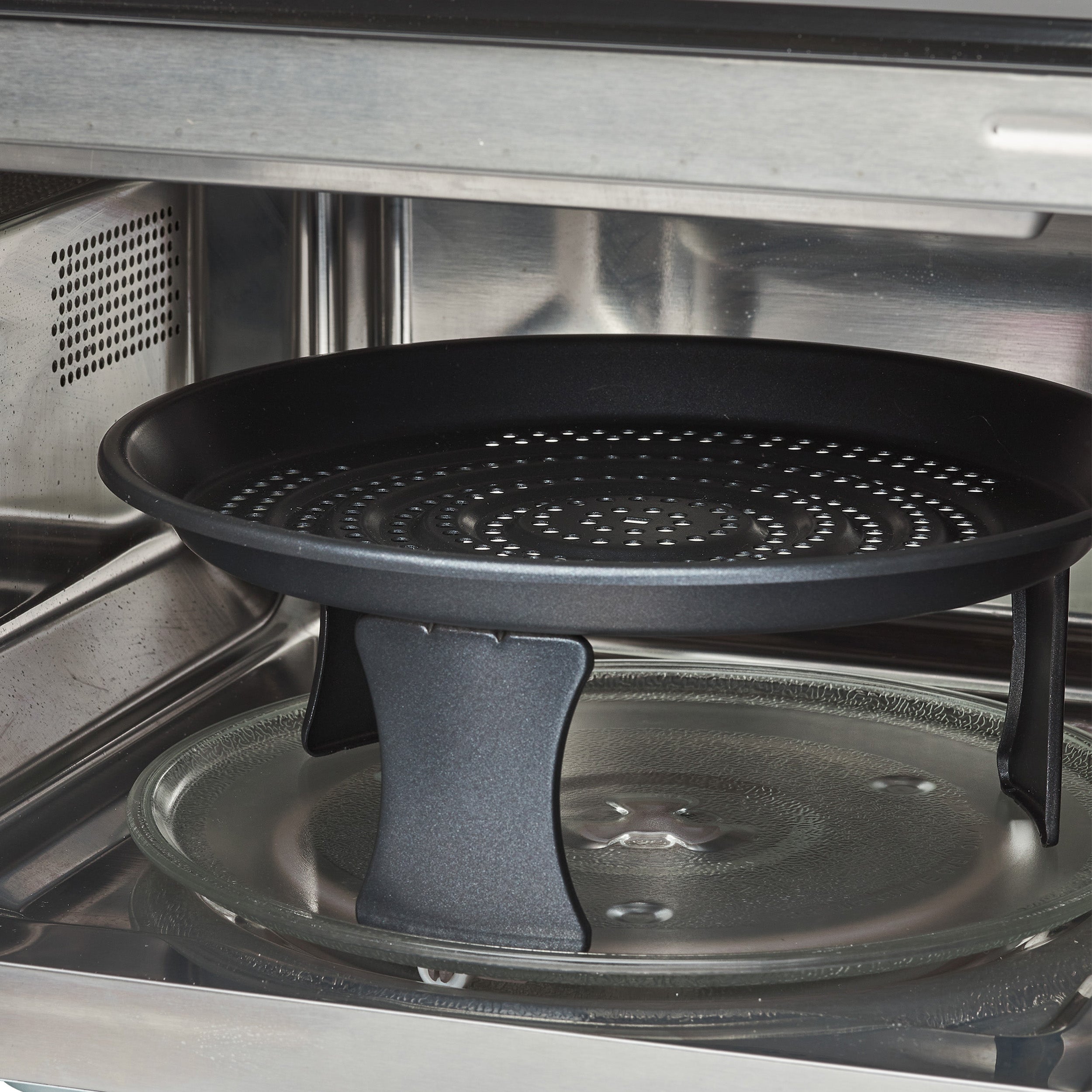Four à micro-ondes à friteuse à air Haden 25 L noir mat