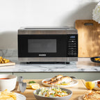 Four à micro-ondes à friteuse à air Haden 25 L noir mat