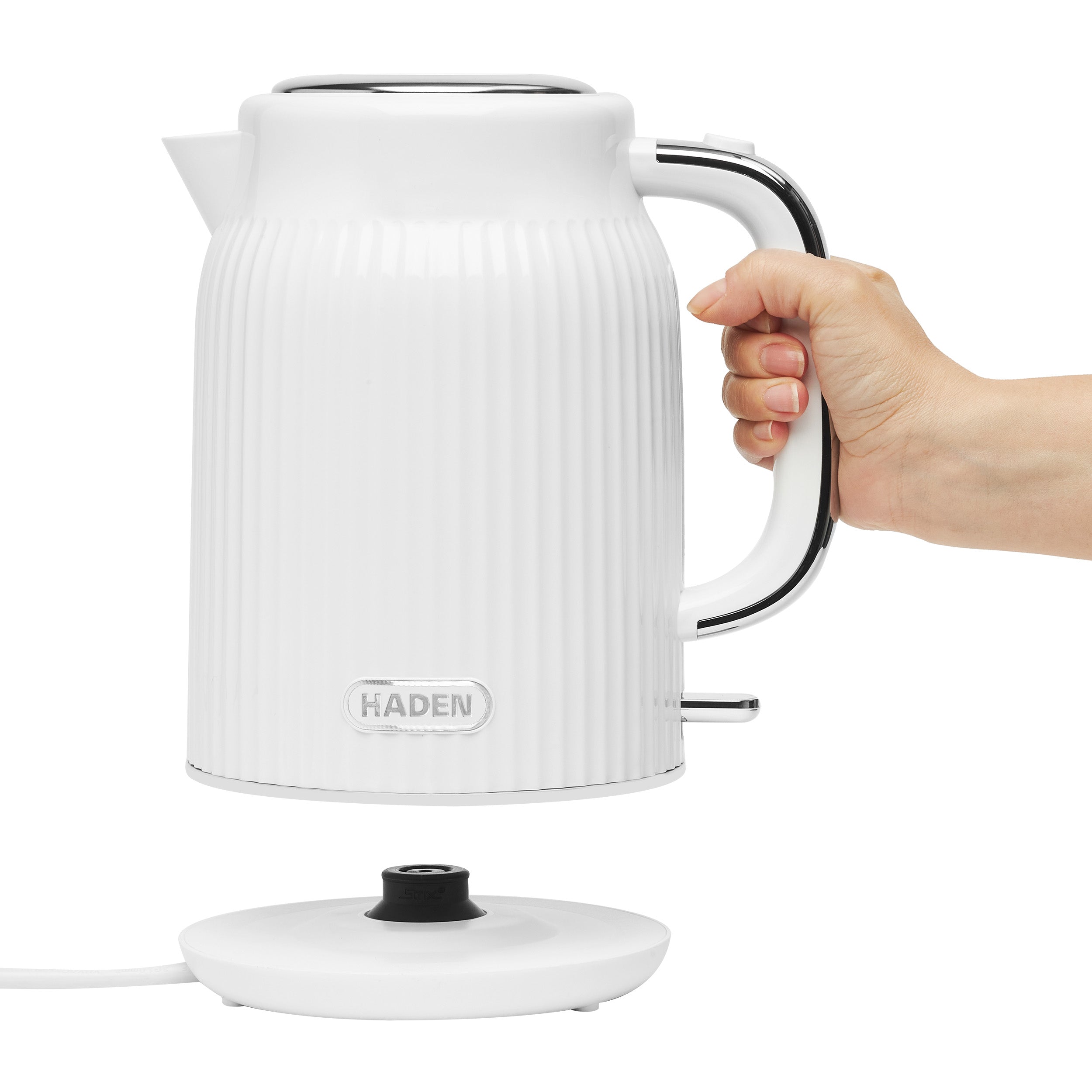Bouilloire Haden York 1,7 L blanche