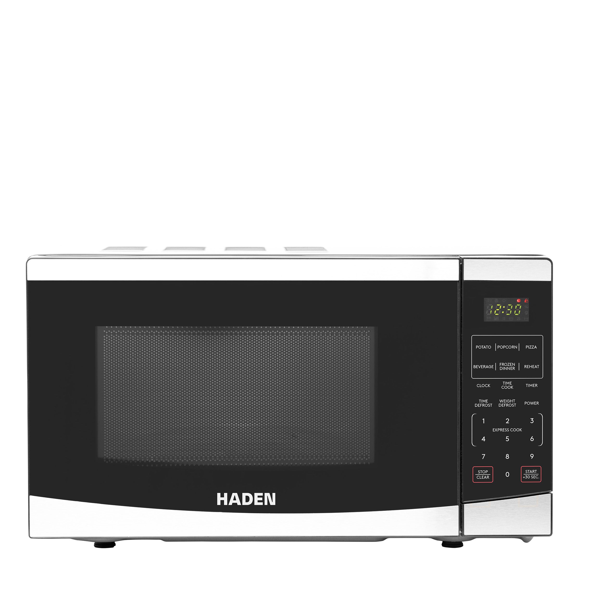 Micro-ondes numérique Haden 20 L 800 W en acier inoxydable