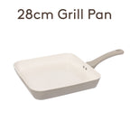 Poêle à griller nervurée de 28 cm en mastic