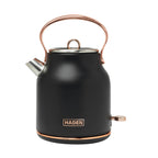 Bouilloire Haden Heritage noire et cuivre