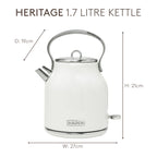 Bouilloire Haden Heritage en ivoire