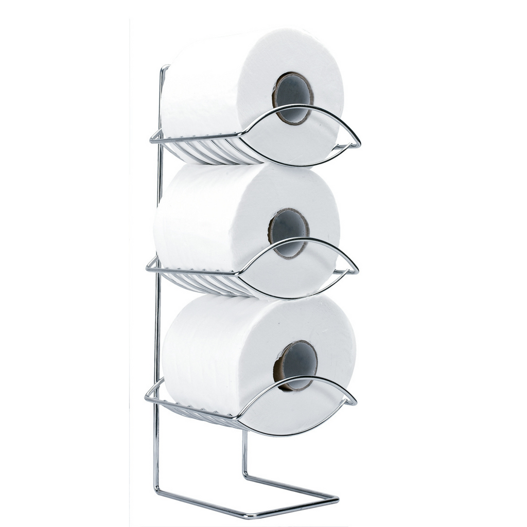 Porte-rouleau de papier toilette Oceana à 3 niveaux 