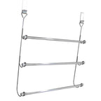 Porte-serviettes chromé à 3 niveaux pour porte 