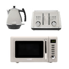 Ensemble bouilloire + grille-pain + micro-ondes Haden Cotswold – Putty