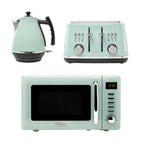 Ensemble bouilloire + grille-pain + micro-ondes Haden Cotswold – Sauge