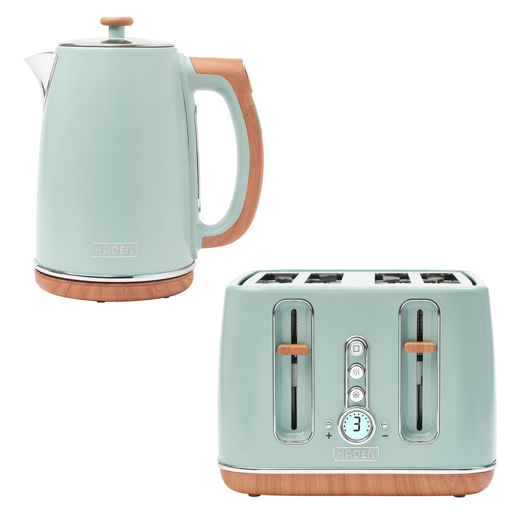 Ensemble bouilloire et grille-pain Haden Dorchester - Sauge