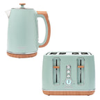 Ensemble bouilloire et grille-pain Haden Dorchester - Sauge
