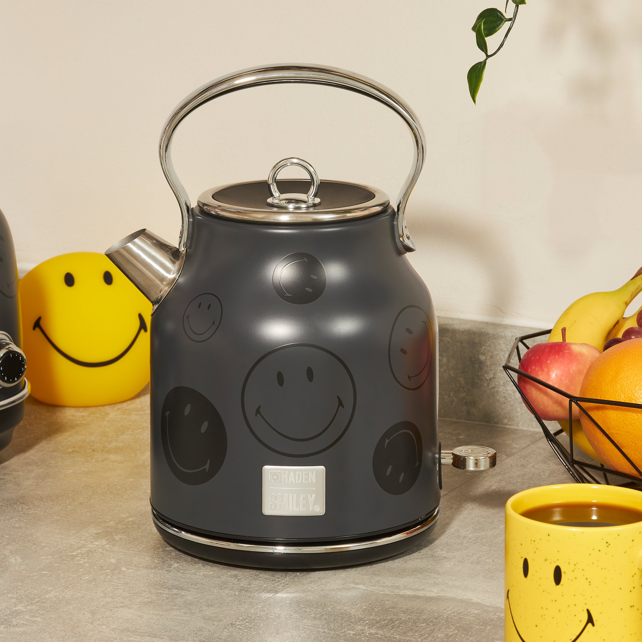 Bouilloire et grille-pain Haden x SMILEY