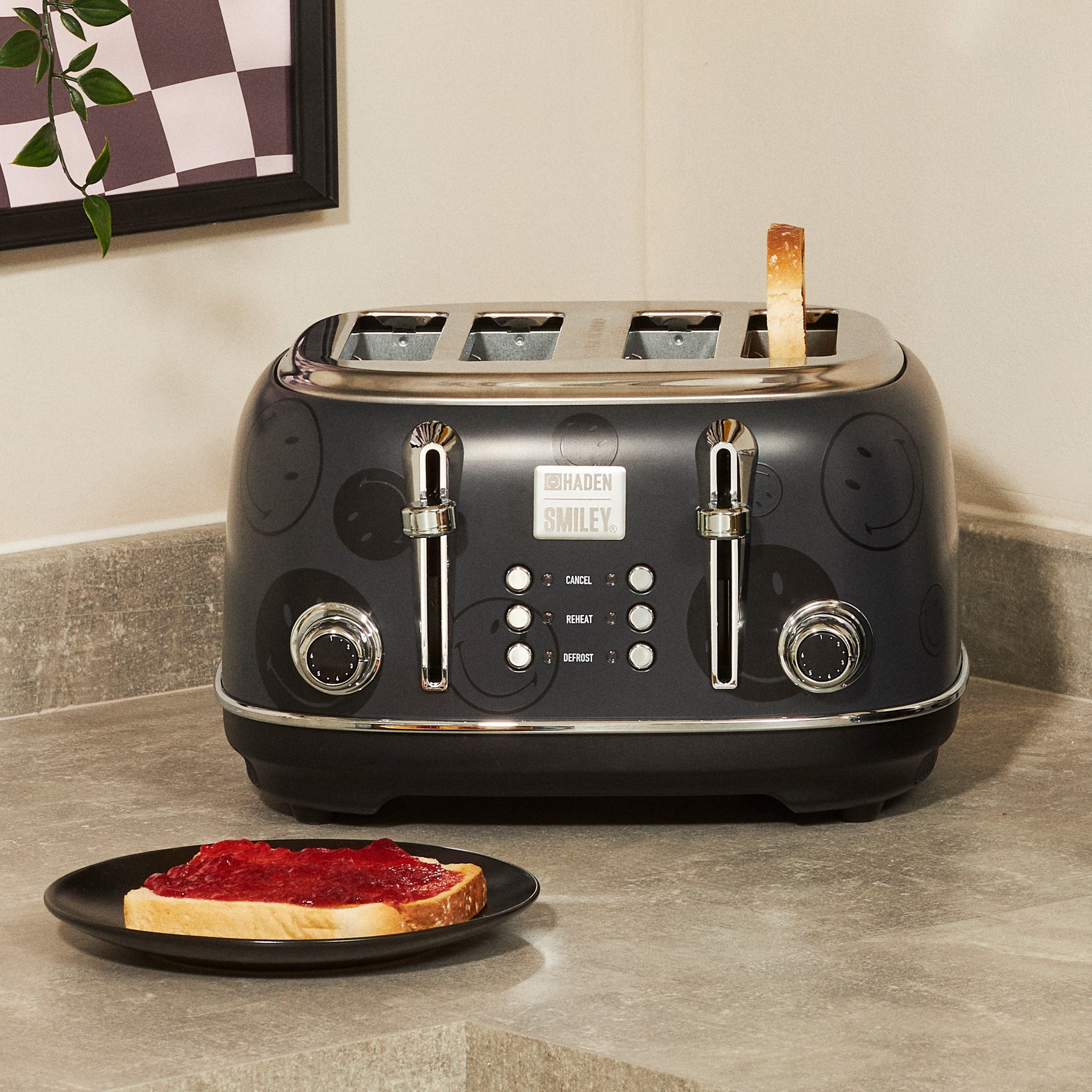 Bouilloire et grille-pain Haden x SMILEY