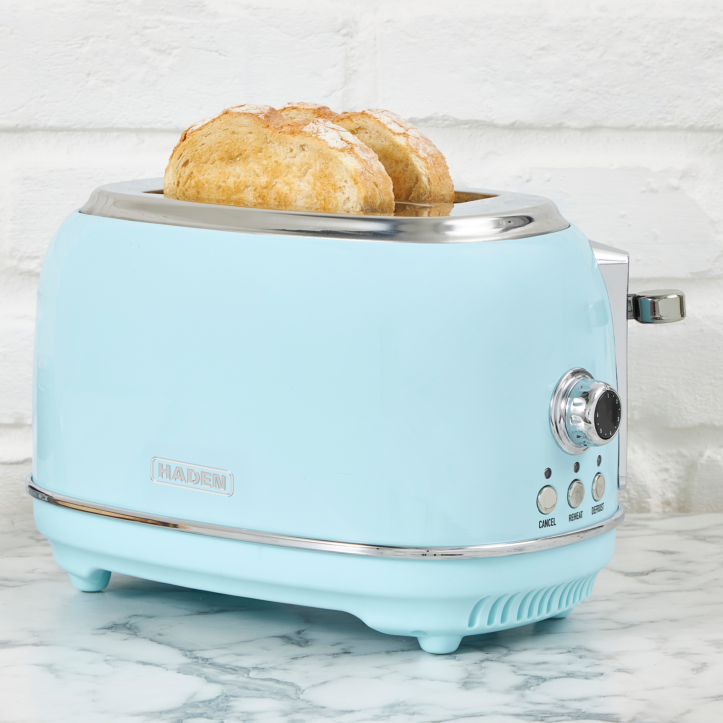 Grille-pain 2 tranches turquoise Haden Heritage