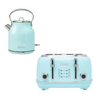 Haden Heritage Turquoise Bundle – Ensemble bouilloire + grille-pain 4 tranches