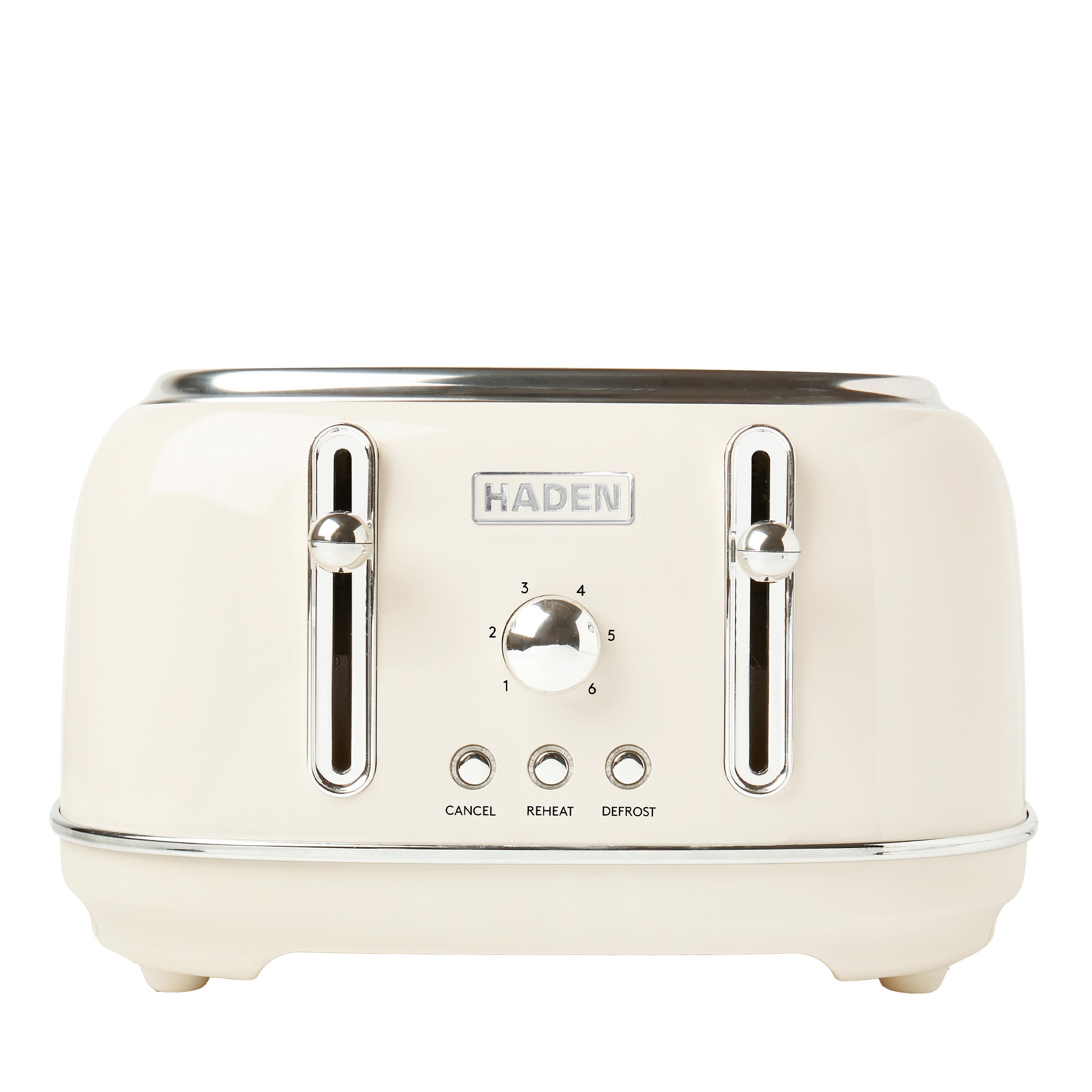 Grille-pain 4 tranches Haden Highclere Cream