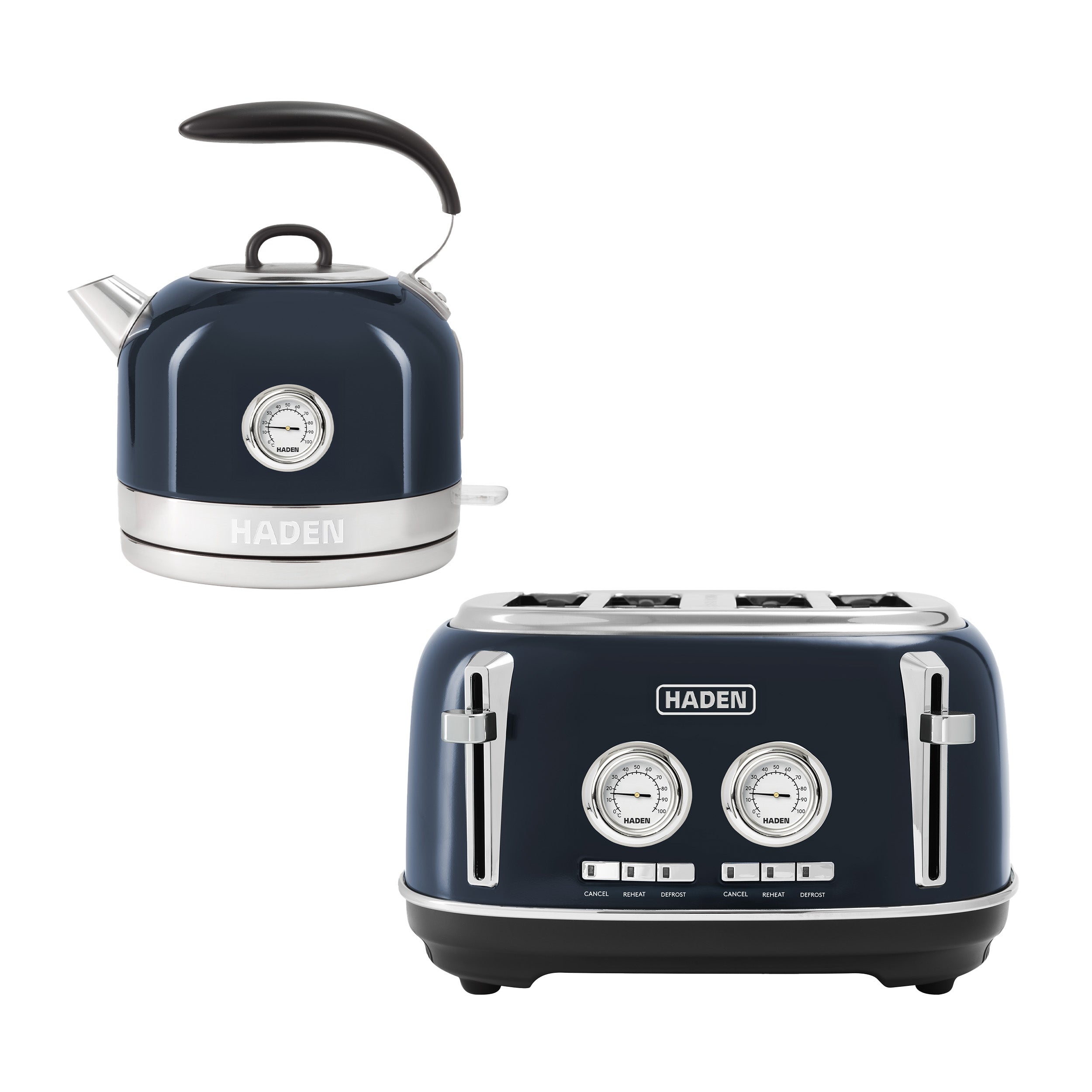Bouilloire et grille-pain Haden Jersey Steel Blue Bundle